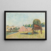 Maisemamaalaus - Armand Guillaumin — kehystetty taideteos seinällä