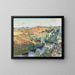 Crozantin maisemasta - Armand Guillaumin — kehystetty taideteos seinällä