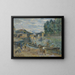 Le Pont de Sully, Pariisi - Armand Guillaumin — kehystetty taideteos seinällä