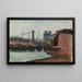 Austerlitzin silta - Armand Guillaumin — kehystetty taideteos seinällä