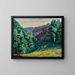 Le Ravin de la folie vu de Château Crozant - Armand Guillaumin — kehystetty taideteos seinällä