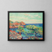 Le Trayas - Armand Guillaumin — kehystetty taideteos seinällä