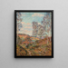 Tie laaksoon - Armand Guillaumin — kehystetty taideteos seinällä