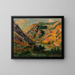 Les Carrières de la Lude - Armand Guillaumin — kehystetty taideteos seinällä