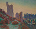 Les Ruines du Château de Crozant - Armand Guillaumin — näkymä teoksesta
