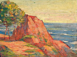 Les roches rouges d'Agay - Armand Guillaumin — näkymä teoksesta