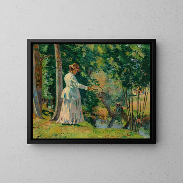 Madame Guillaumin - Armand Guillaumin — kehystetty taideteos seinällä