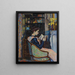 Mademoiselle Guillaumin lukemassa - Armand Guillaumin — kehystetty taideteos seinällä