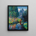 maisemasta Breuilletistä - Armand Guillaumin — kehystetty taideteos seinällä