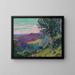 Crozantin maisemasta - Armand Guillaumin — kehystetty taideteos seinällä