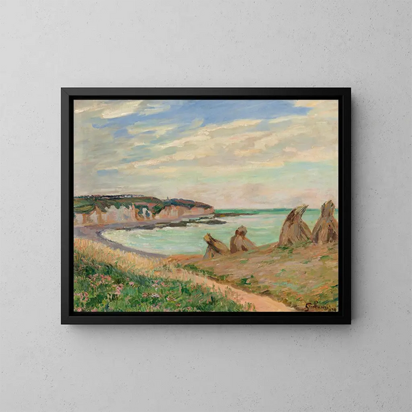 Paysage de la Manche - Armand Guillaumin — kehystetty taideteos seinällä