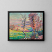 Crozantin maisemasta, Creuse - Armand Guillaumin — kehystetty taideteos seinällä