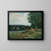 Paysage de l'Île-de-France - Armand Guillaumin — kehystetty taideteos seinällä