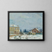 maisemasta Île-de-France - Armand Guillaumin — kehystetty taideteos seinällä