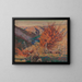 Vuoristomaisema Fileuse-kalliosta - Armand Guillaumin — kehystetty taideteos seinällä