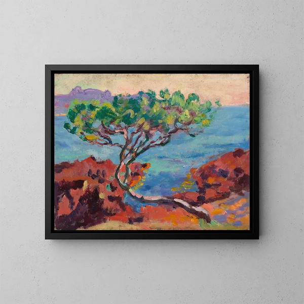 Merimaisema - Armand Guillaumin — kehystetty taideteos seinällä