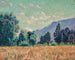 Pontcharra, Isère-laakso, taustalla Granier-vuori - Armand Guillaumin — näkymä teoksesta