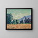 Pontcharra, Isère-laakso, taustalla Granier-vuori - Armand Guillaumin — kehystetty taideteos seinällä