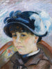 Muotokuva nuoresta naisesta - Armand Guillaumin — näkymä teoksesta