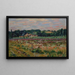 Epinay-sur-Orgen preerian maalaus illalla - Armand Guillaumin — kehystetty taideteos seinällä