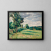 Crozantin latojen laidunalueista - Armand Guillaumin — kehystetty taideteos seinällä
