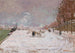 Quai Saint-Bernardin maalaus lumisateessa, Pariisi - Armand Guillaumin — näkymä teoksesta