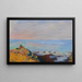 Merimaisema Saint-Palaisissa - Armand Guillaumin — kehystetty taideteos seinällä