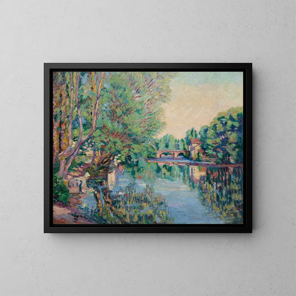 Saint-Pré sous Vézelay - Armand Guillaumin — kehystetty taideteos seinällä