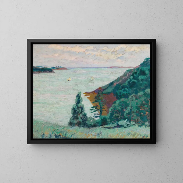 Saint-Servan - Armand Guillaumin — kehystetty taideteos seinällä