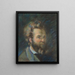 Autoportrait - Armand Guillaumin — kehystetty taideteos seinällä