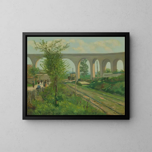 L'Arcueil'n vesijohtoputki Sceaux'n tasoristeyksessä - Armand Guillaumin — kehystetty taideteos seinällä