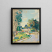 Une rue en Île-de-France - Armand Guillaumin — kehystetty taideteos seinällä
