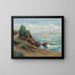 Voilier à Agay - Armand Guillaumin — kehystetty taideteos seinällä