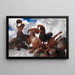 Bataille du Centaure - Arnold Böcklin — kehystetty taideteos seinällä