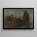 Villa de Fiesolen rannalla - Arnold Böcklin — kehystetty taideteos seinällä