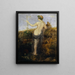 Nymphe à la corne d'abondance - Arnold Böcklin — kehystetty taideteos seinällä