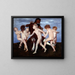 Pan dansant avec des enfants - Arnold Böcklin — kehystetty taideteos seinällä
