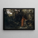 Pétrarque-maalaus Vauclusen lähteellä - Arnold Böcklin — kehystetty taideteos seinällä