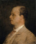 Professor Fritz Burckhardt-Brennerin muotokuva - Arnold Böcklin — näkymä teoksesta