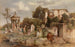 Taverne romaine - Arnold Böcklin | Maalaus — näkymä teoksesta
