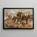 Taverne romaine - Arnold Böcklin | Maalaus — kehystetty taideteos seinällä