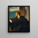 Autoportrait - Arnold Böcklin — kehystetty taideteos seinällä