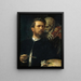 Autoportrait avec la Mort jouant du violon - Arnold Böcklin — kehystetty taideteos seinällä
