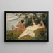 Kevätmaalaus - Arnold Böcklin — kehystetty taideteos seinällä