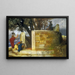 Arnold Böcklinin Maalaus Le Sanctuaire d'Hercule — kehystetty taideteos seinällä