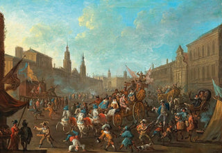 Arnold Frans Rubens - Carnival in an Italianate piazza.webp