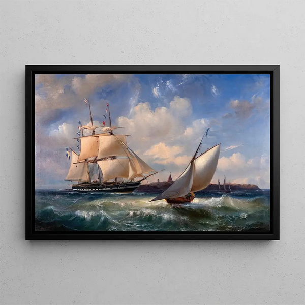 Arnold Plagemann - Seascape Vinga Lighthouse.webp
