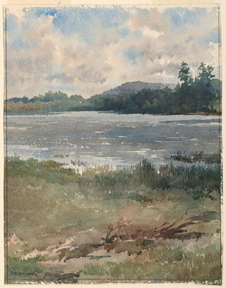 Arnold William Brunner - Lakeside Landscape.webp