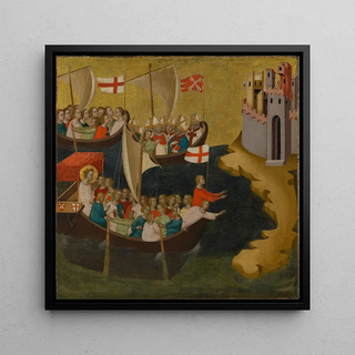 Arrivée de Sainte Ursule à Cologne - Bernardo Daddi