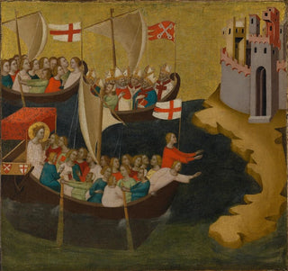 Arrivée de Sainte Ursule à Cologne - Bernardo Daddi